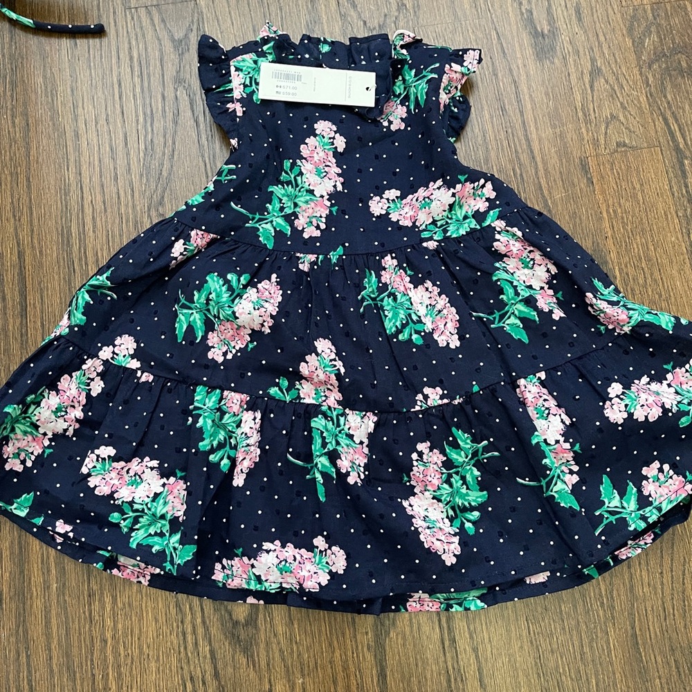 Janie and jack dress with matching headband